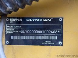 Olympian GEP165 150kVA Generator set on trailer