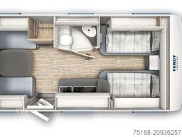 FENDT Apero 465 TG 1500 kg / Markise / Fahrradträger
