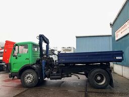 Mercedes-Benz 1617 C 4x2 KIPPER WITH CRANE (6-CILINDER ENGINE...