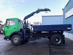 Mercedes-Benz 1617 C 4x2 KIPPER WITH CRANE (6-CILINDER ENGINE...