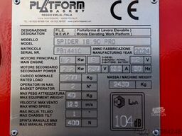 Platform Basket Spider 18.90 PRO CE Declaration, Valid inspection,