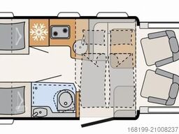 DETHLEFFS Just Camp Active T 6812 EB *Automatik*Hubbett*