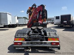 SCANIA R650 V8, 6X2, E6, LEDER, PENZ-CRANE 15Z - HOLZLADEKRAN