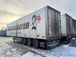 Närko S3 box semi-trailer with refrigeration/freezer uni