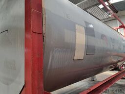 24m³ TANKCONTAINER Container Silo Gülle Edelstahltank Stahltank 20 Fuß 24000L