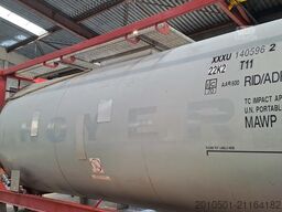 24m³ TANKCONTAINER Container Silo Gülle Edelstahltank Stahltank 20 Fuß 24000L