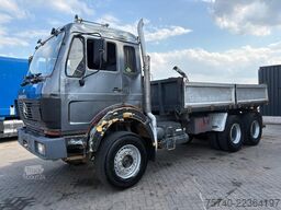 Mercedes-Benz SK 2228 + V8 + 6x4 + manual + 3 SIDE TIPPER