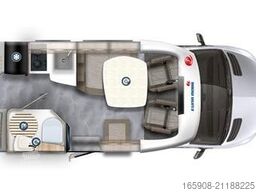 EURAMOBIL PT 696 EB  Mercedes Alko Solar Autark