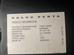 Volvo TWD1744GE - 825 kVA Generator - DPX-18886