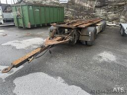 Kaupe 3 akslet hook trailer with tipper for sale as a re