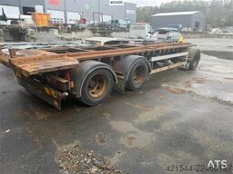 Kaupe 3 akslet hook trailer with tipper for sale as a re