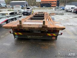 Kaupe 3 akslet hook trailer with tipper for sale as a re