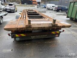 Kaupe 3 akslet hook trailer with tipper for sale as a re