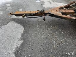 Kaupe 3 akslet hook trailer with tipper for sale as a re