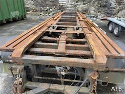 Kaupe 3 akslet hook trailer with tipper for sale as a re