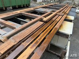 Kaupe 3 akslet hook trailer with tipper for sale as a re