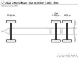 DRACO Uitschuifbaar | top condition | apk | liftas