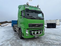 Volvo FH 6x2 hook truck with a 20T Hiab hook