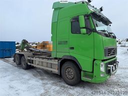 Volvo FH 6x2 hook truck with a 20T Hiab hook