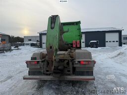 Volvo FH 6x2 hook truck with a 20T Hiab hook