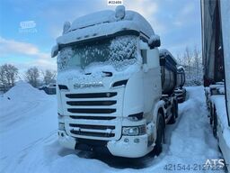 Scania R580 asphalt truck 6x4 w/ guillotine hatch and alm