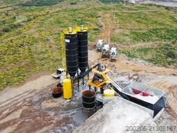 FABO mobile concrete mixing plants 100 m³/h Mobile Concrete Mixing Plant