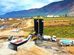 FABO mobile concrete mixing plants 100 m³/h Mobile Concrete Mixing Plant