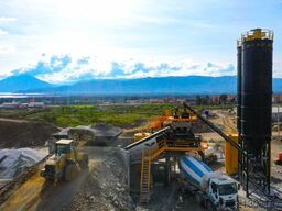 FABO mobile concrete mixing plants 100 m³/h Mobile Concrete Mixing Plant