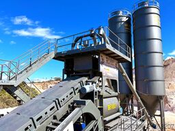 FABO mobile concrete mixing plants 120 m³/h Mobile Concrete Mixing Plant