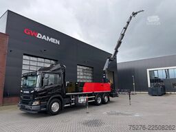Kamion sa kranom Scania P370 XT 6x2 HMF 3220-K6+Fly jib FJ600-K3 Euro 6D