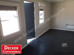Decker Containerbau Bürocontainer 20ft, auf ABR, sofort