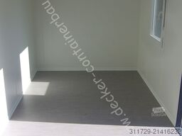 Decker Containerbau Bürocontainer 20ft, auf ABR, sofort