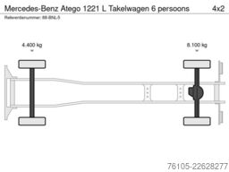 Mercedes-Benz Atego 1221 L Takelwagen 6 persoons