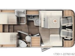 CARADO T447 Edition 26 - 165PS Automat Hubbett
