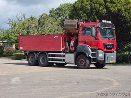 MAN TGS 420 !!6X6!! Z-KRAAN KIPPER NL TRUCK TOP!!