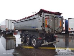 Schmitz Cargobull Semitrailer Tipper Steel half pipe body 26m³