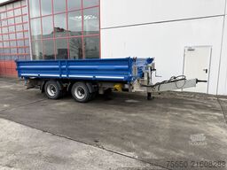  18 k  18 t Tandemkipper- Tieflader, BreitbereiftWenig Benutzt