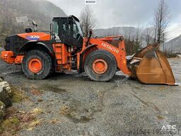 Hitachi zw370-6 Wheel loader w/ scale, printer and bucket