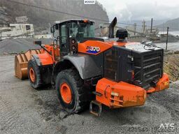 Hitachi zw370-6 Wheel loader w/ scale, printer and bucket