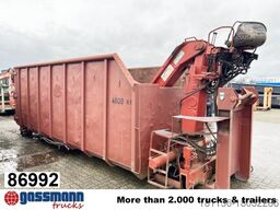  Abrollcontainer mit Kran, HMF 1144 K1 TS, 21m³