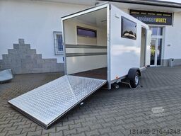 ANHÄNGERWIRTZ Heckrampe Fenster Seitentür 360x180x190c