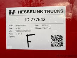 Mercedes-Benz Actros 2545 6X2 Schuifzeil/Schuifdak NL Truck A...