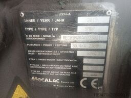 Mecalac 9MWR with 3 excavator buckets