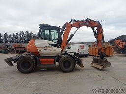 Mecalac 9MWR with 3 excavator buckets