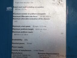 Genie ZX-135/70 | 43 METER | 272 KG