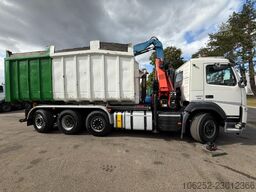 Volvo FM 420 8x2 HOOKLIFT + CRANE PALFINGER PK19.001 ...