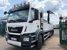 MAN TGS 35.440 8x4 TRIDEM PRITSCHE + KRAN HIAB 288 ...