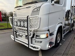 Scania R650 V8 6x4/Retarder/Kran Loglift S96/Eu6