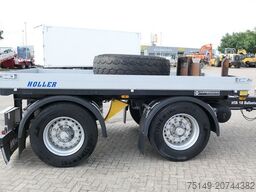 HÜFFERMANN HTA 18.00, Tandem, Ballastanhänger, Luftfederung