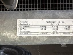 AGADOS PKW Anhänger 750KG 1. Hand / TOP- Zustand